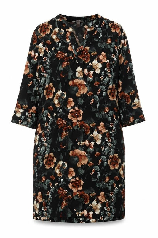 H&M Women's Floral Shift Dress - Size 8 Winter