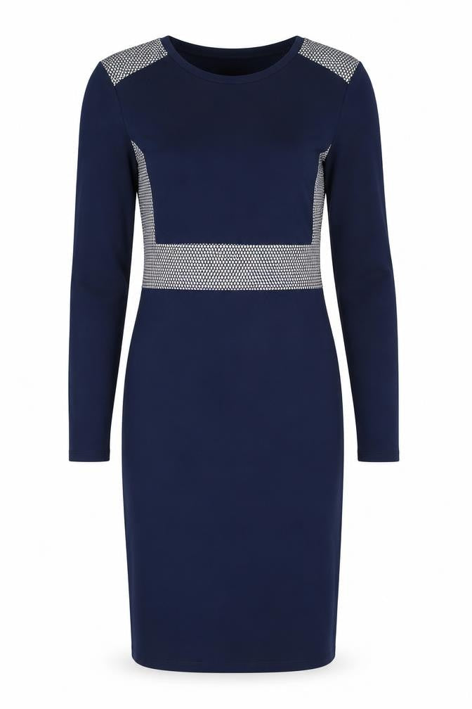 Marks & Spencer Women's Blue Sheath Dress Size 8