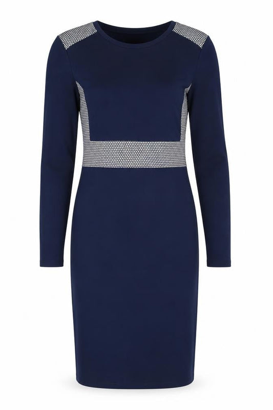 Marks & Spencer Women's Blue Sheath Dress Size 8