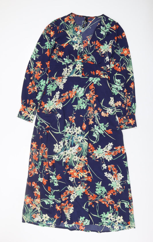 Elli White Women's Floral Midi Dress M New