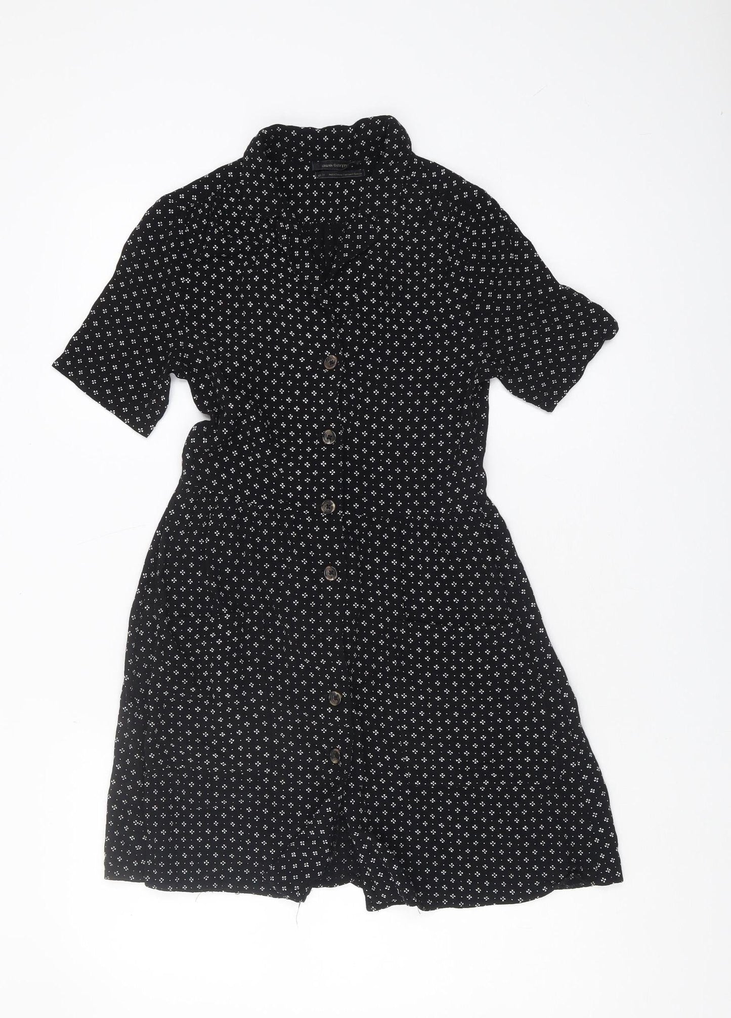 Urban Outfitters Women's Black XS Shirt Dress
