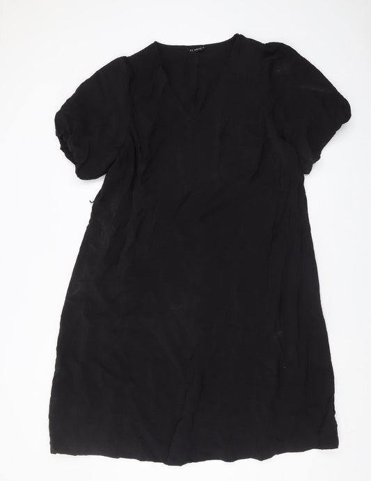 Et Vous Women's Black V-Neck Dress Size 18