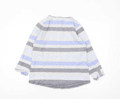 ISLE Essentials Women's Striped Long Sleeve Top, S, Multicoloured