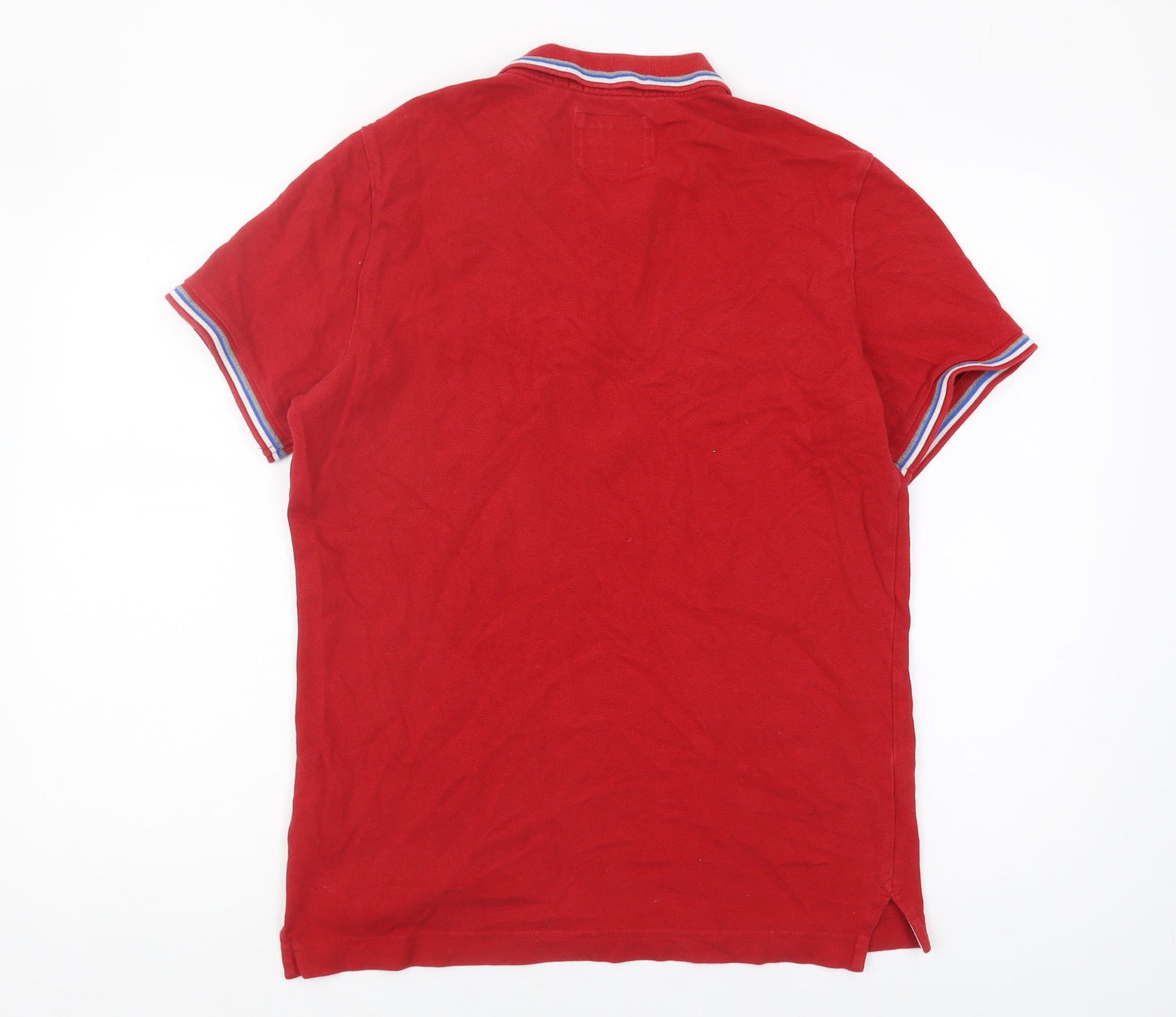 Superdry Men's Red Polo Shirt XL Short Sleeve