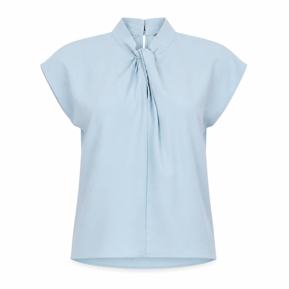 Principles Women's Blue High Neck Blouse Size 10