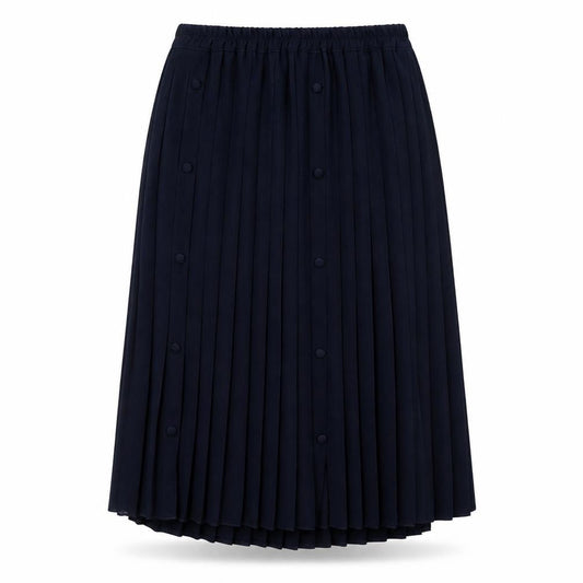 Stephen Women's Blue Pleated Midi Skirt Vintage