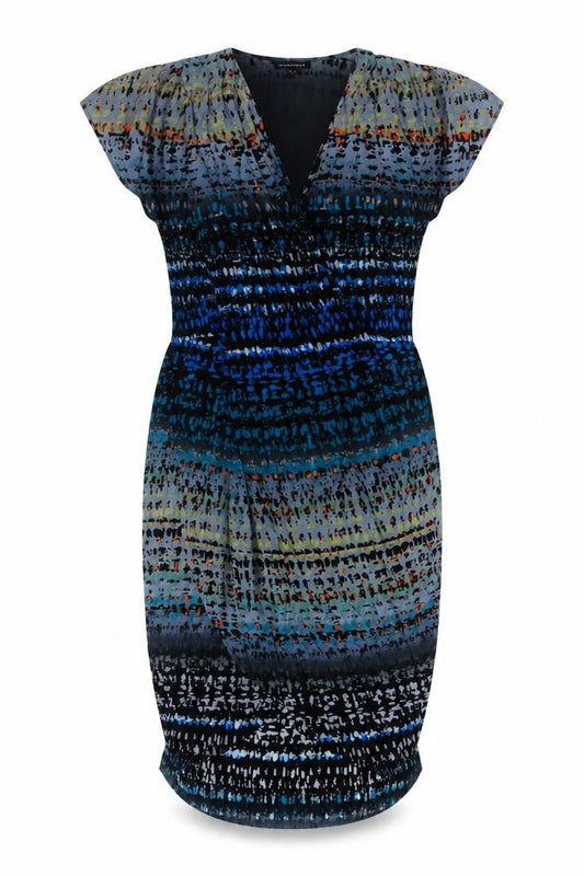 Warehouse Women’s Geometric Multicoloured Dress, Size 8