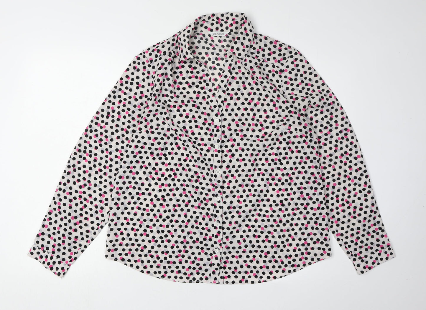 Marks and Spencer Women's Polka Dot Button-Up Shirt