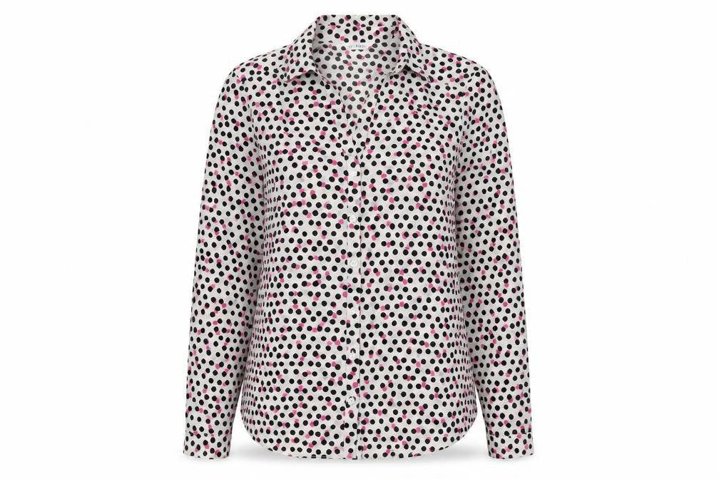 Marks & Spencer Women's Polka Dot Button-Up Shirt
