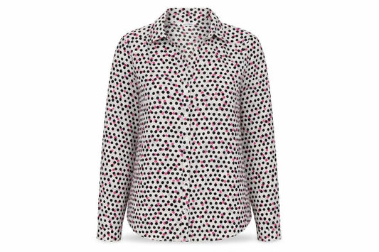 Marks & Spencer Women's Polka Dot Button-Up Shirt