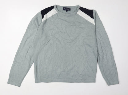Additional front view of Wilson & Glendale Grey jumper, Medium