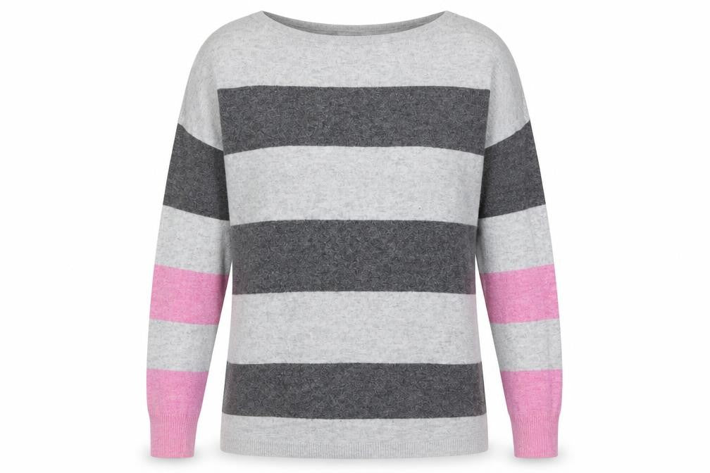 Mint Velvet Women's Multicoloured Striped Jumper