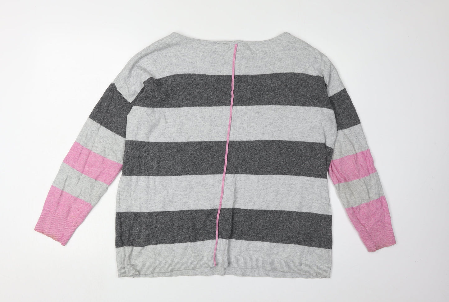 Mint Velvet Women's Multicoloured Striped Jumper