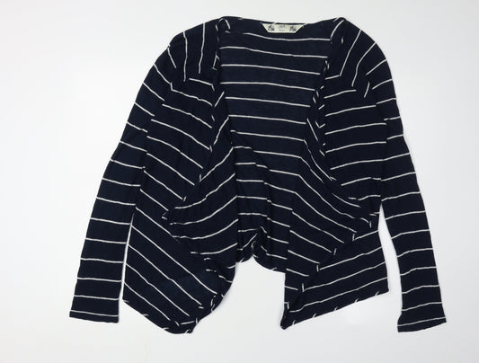 Crew Clothing Co. Women's Blue Striped Cardigan Size 12