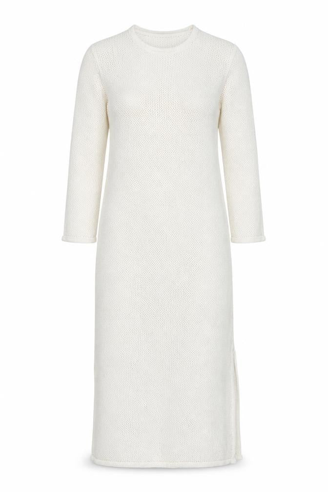Marks & Spencer Women's Ivory Midi Jumper Dress M