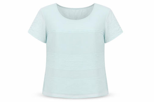 J by Jasper Conran Women's Blue Blouse, Size 16, Short Sleeve