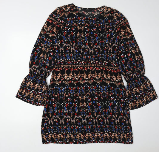 Vero Moda Women's Multicoloured Bell Sleeve Dress M