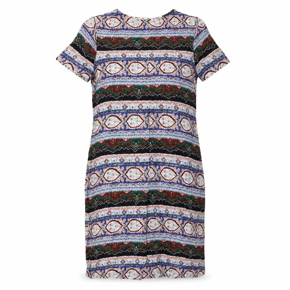 Fat Face Women's Multicoloured Geometric Shift Dress