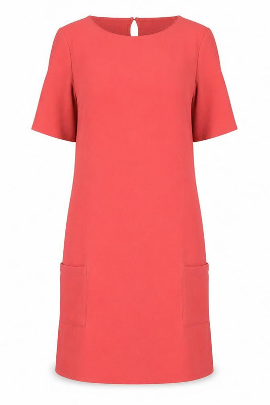 New Look Pink Women's Shift Dress - Size 10