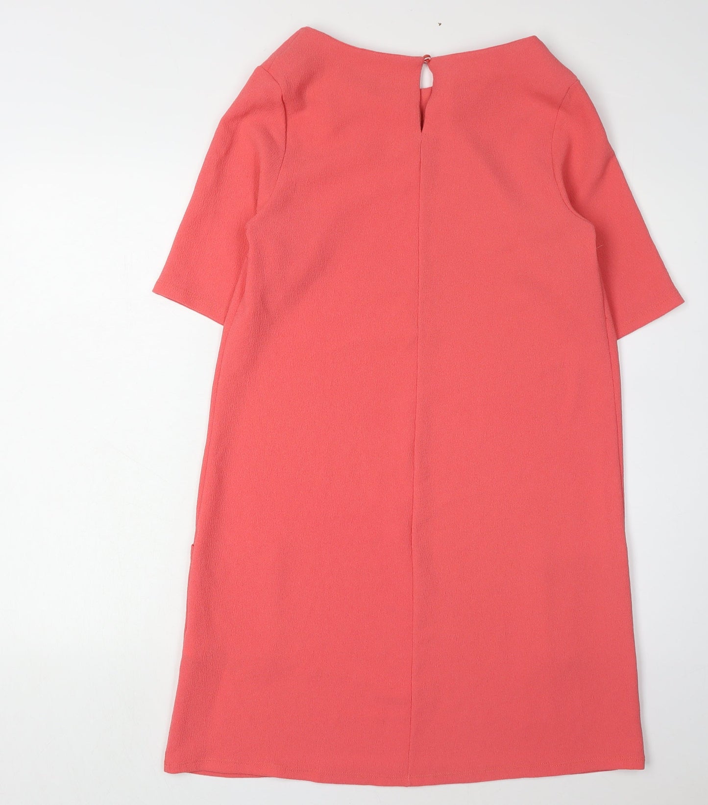 New Look Pink Women's Shift Dress - Size 10