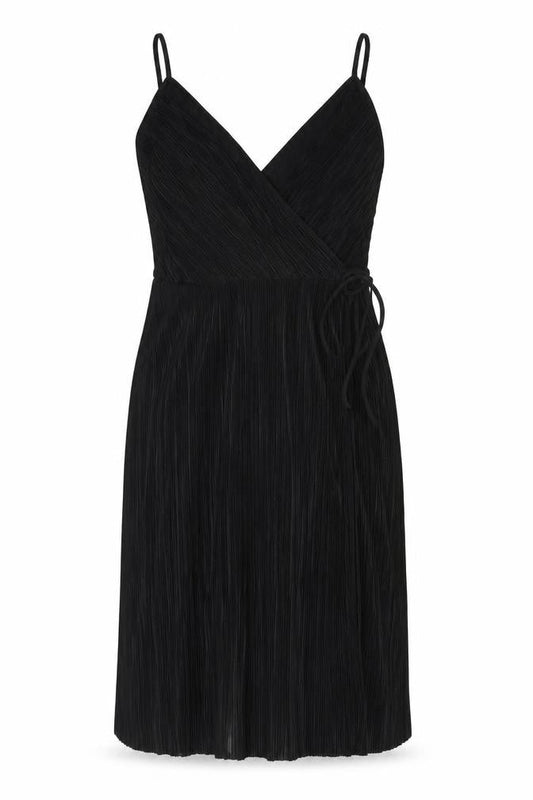 H&M Women's Black Wrap Dress, Size 12, Party