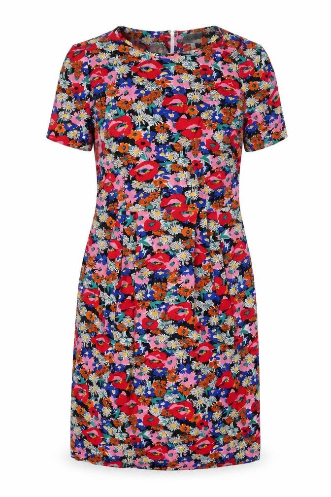 Poem Women's Multicoloured Floral Shift Dress Size 12