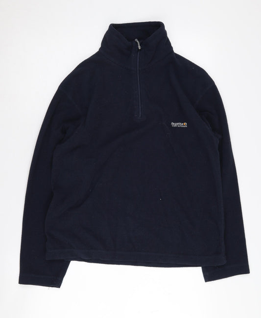 Regatta Men's Black Fleece 1/2 Zip Jumper, S