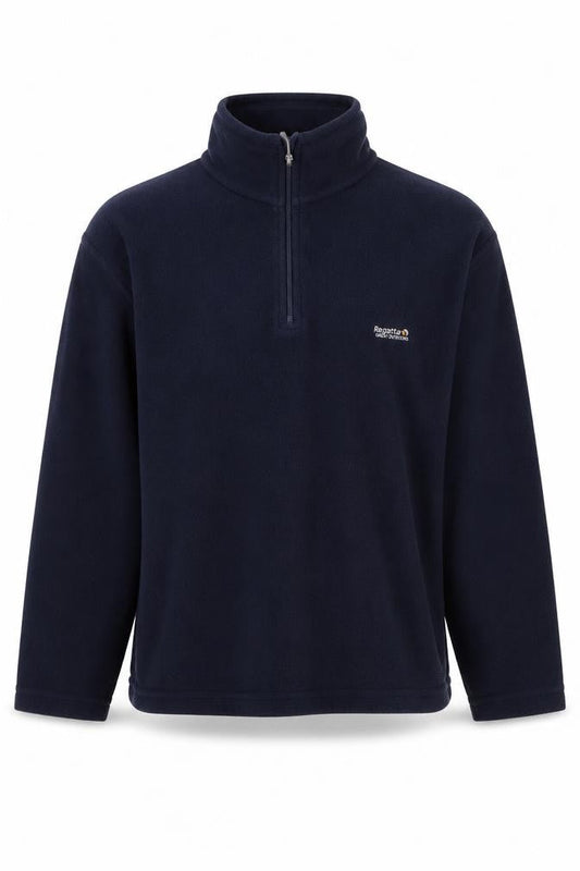 Regatta Men's Black Fleece 1/2 Zip Jumper, S