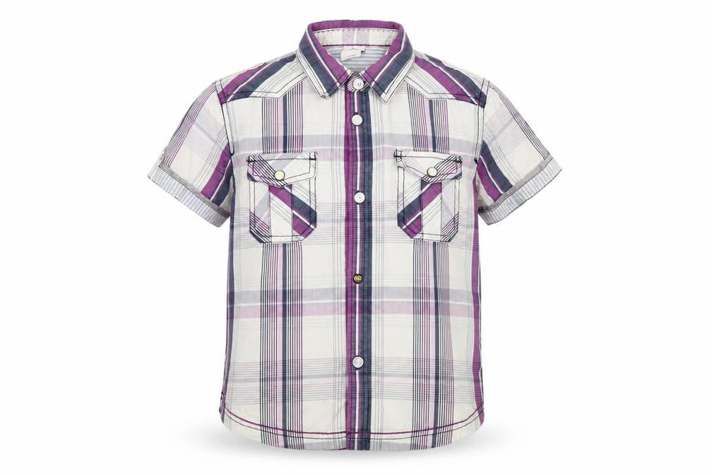 s.Oliver Boys Multicoloured Plaid Button-Up Shirt 4-5 Years