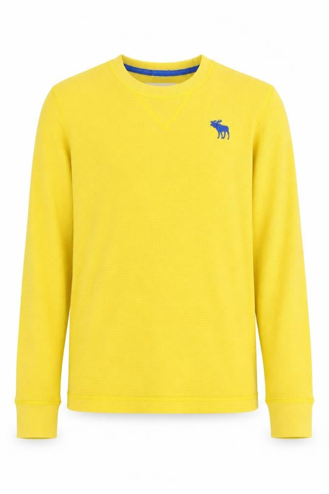 Abercrombie & Fitch Boys Yellow Cotton Pullover XL