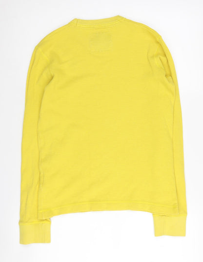 Abercrombie & Fitch Boys Yellow Cotton Pullover XL