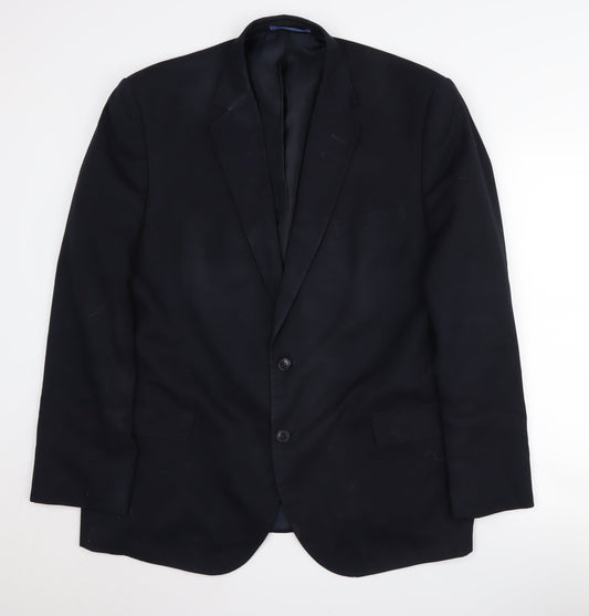 Marks and Spencer Men's Blue Blazer 46 Regular Fit