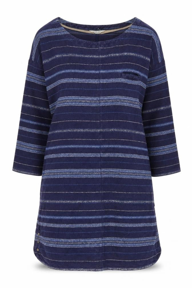 White Stuff Women's Blue Striped Tunic Size 8