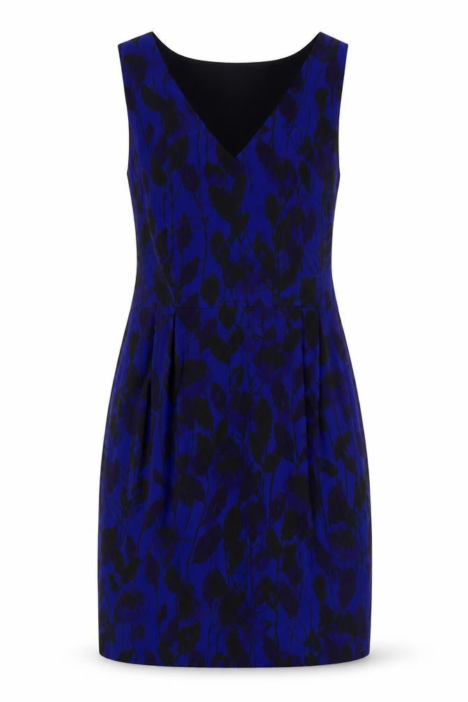 Phase Eight Women's Blue Floral Sleeveless Dress