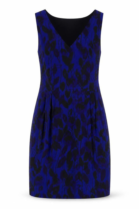 Phase Eight Women's Blue Floral Sleeveless Dress
