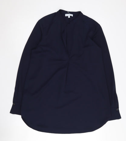 Warehouse Women's Blue Long Sleeve Blouse Size 8