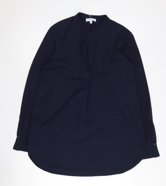 Warehouse Women's Blue Long Sleeve Blouse Size 8