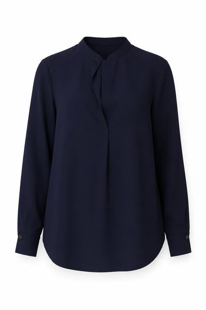 Warehouse Women's Blue Long Sleeve Blouse Size 8