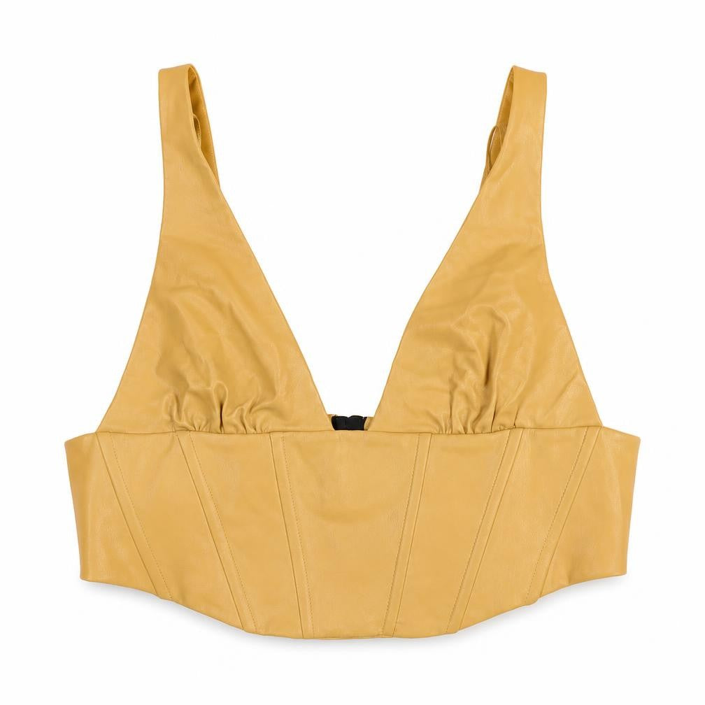 Zara Women's Beige Camisole Tank XL