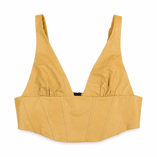 Zara Women's Beige Camisole Tank XL