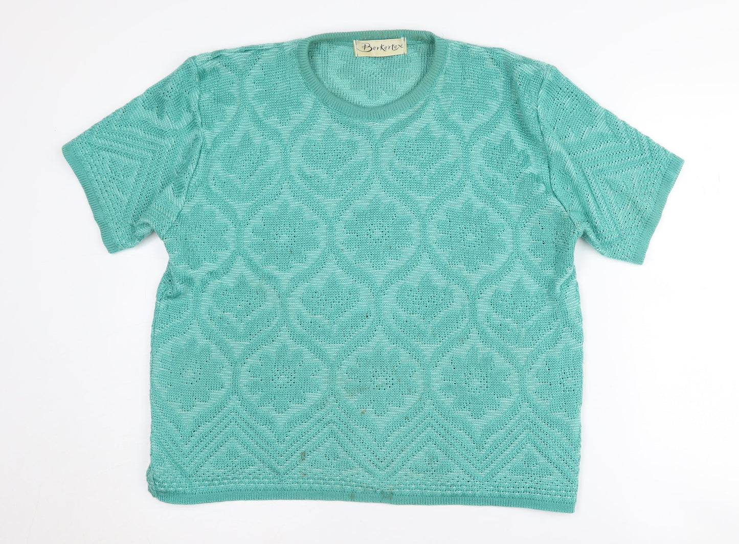 Berkertex Women's Blue Pullover Jumper Size 18-20