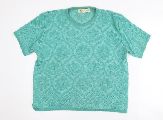 Berkertex Women's Blue Pullover Jumper Size 18-20