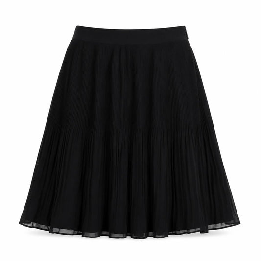Marks & Spencer Black Pleated Midi Skirt Size 8