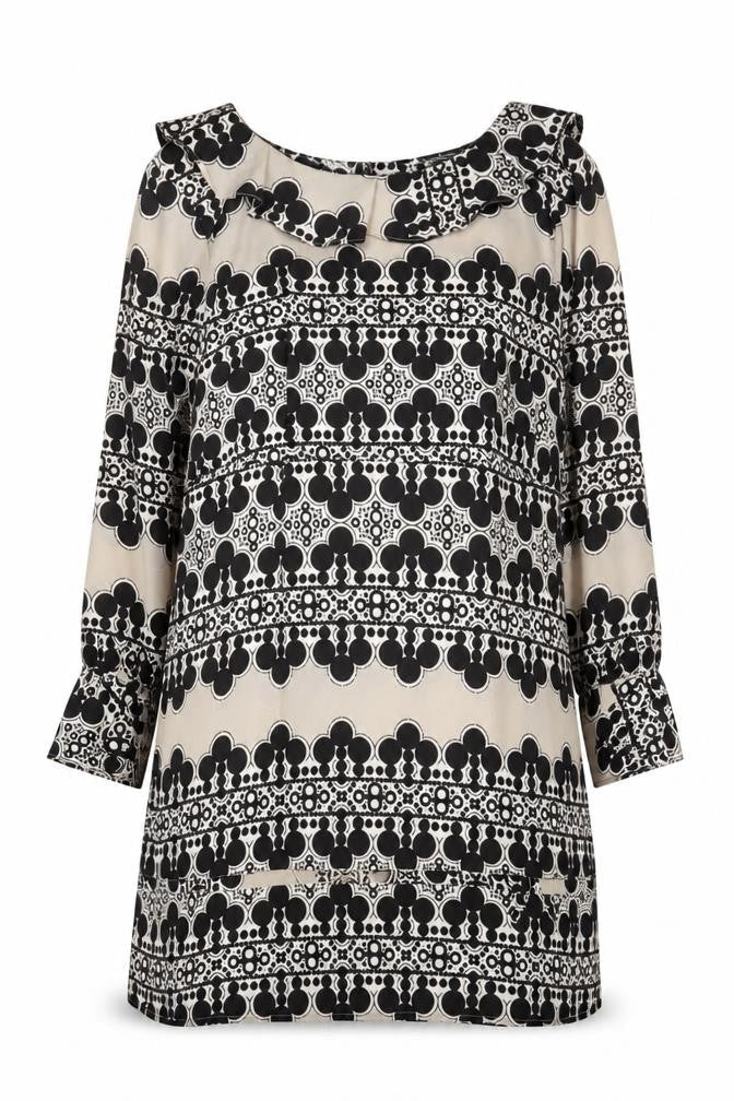 Marks & Spencer Women's Black Geometric Dress Size 12