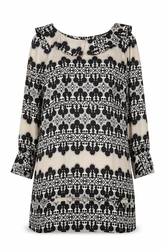 Marks & Spencer Women's Black Geometric Dress Size 12