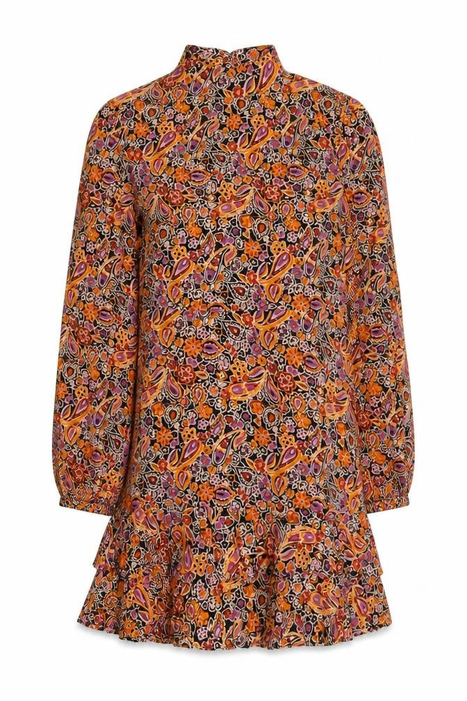River Island Women's Multicoloured Paisley Dress Size 8