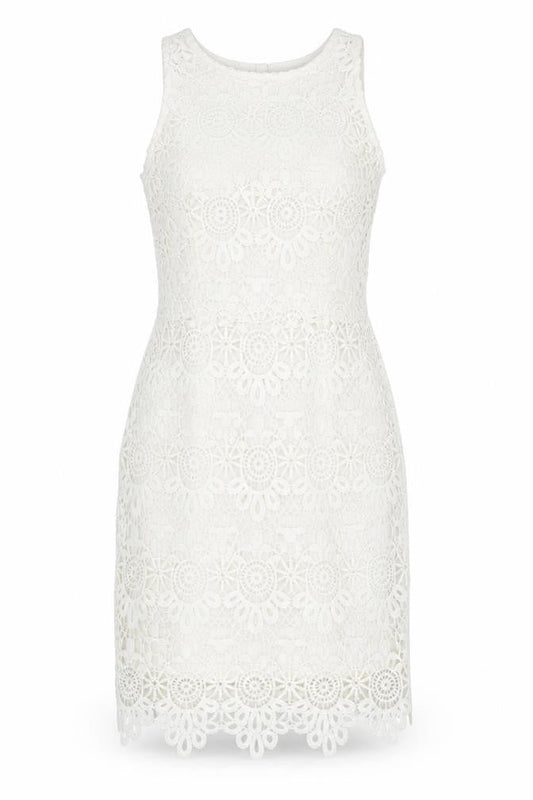 Hollister Women's Ivory Lace Sheath Dress Size S