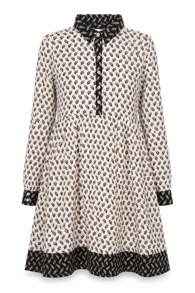 Vila Women's Floral Multicoloured Collared Dress Size 10