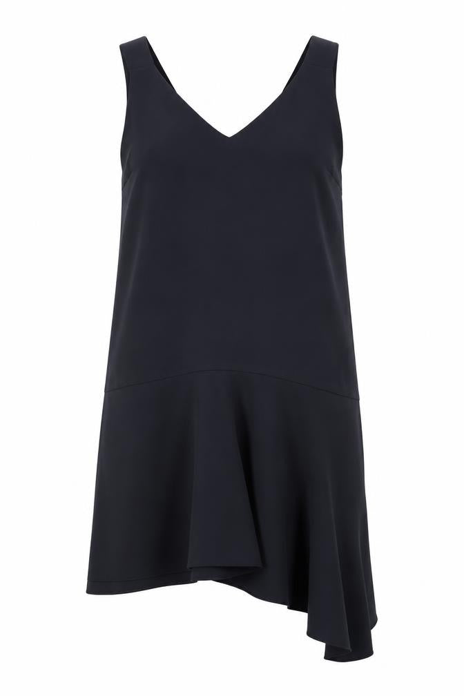 ASOS Women's Black Sleeveless V-Neck Dress Size 10