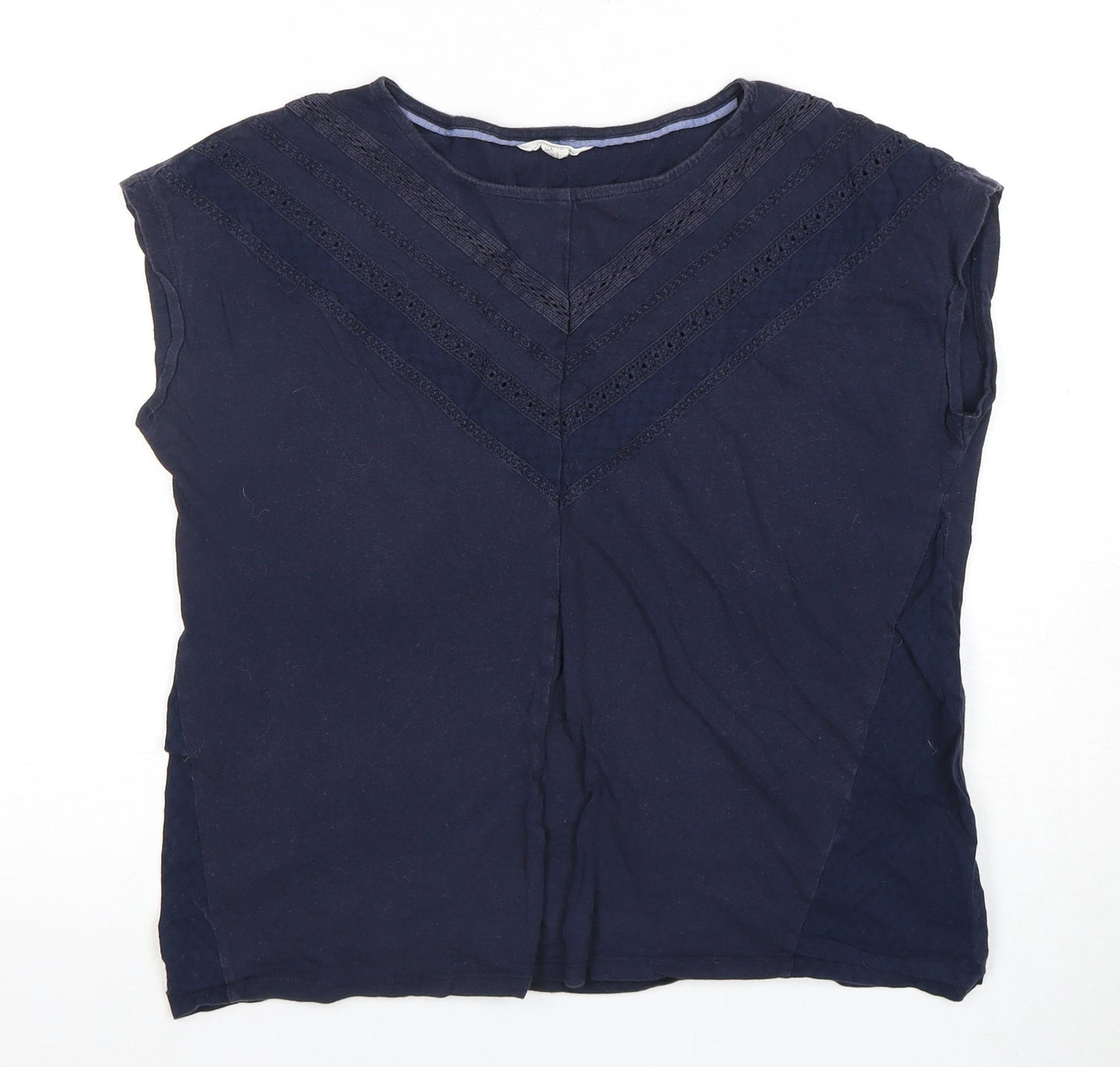 White Stuff Women's Blue Sleeveless Blouse 12